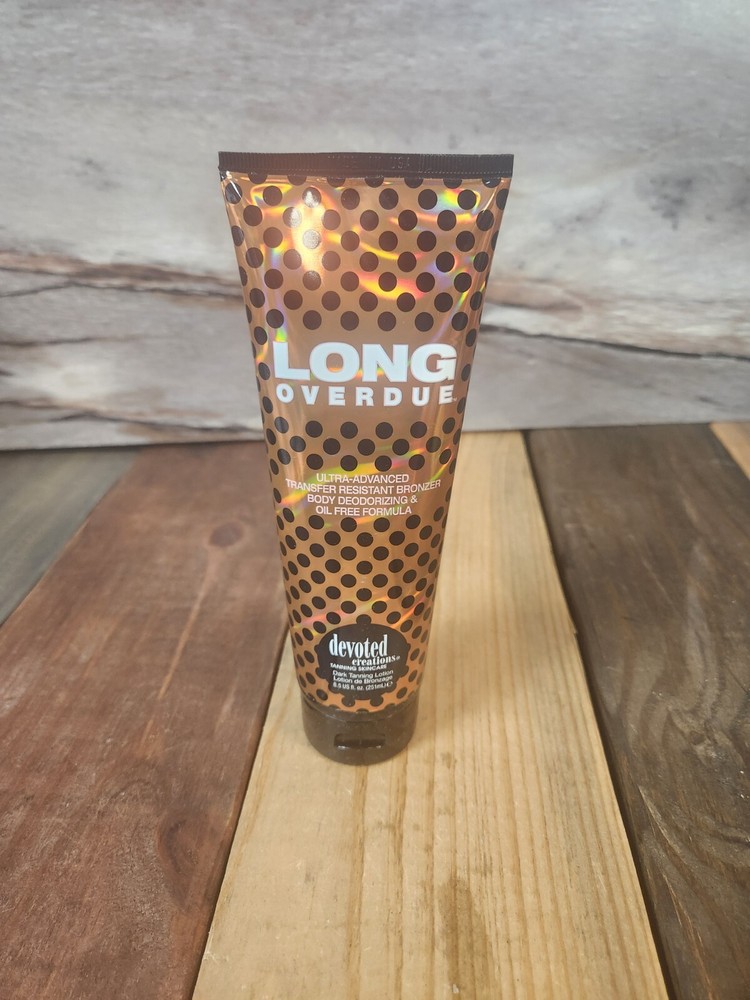 Devoted Creations Long Overdue Bronzer Tanning Lotion +FREE PACKET