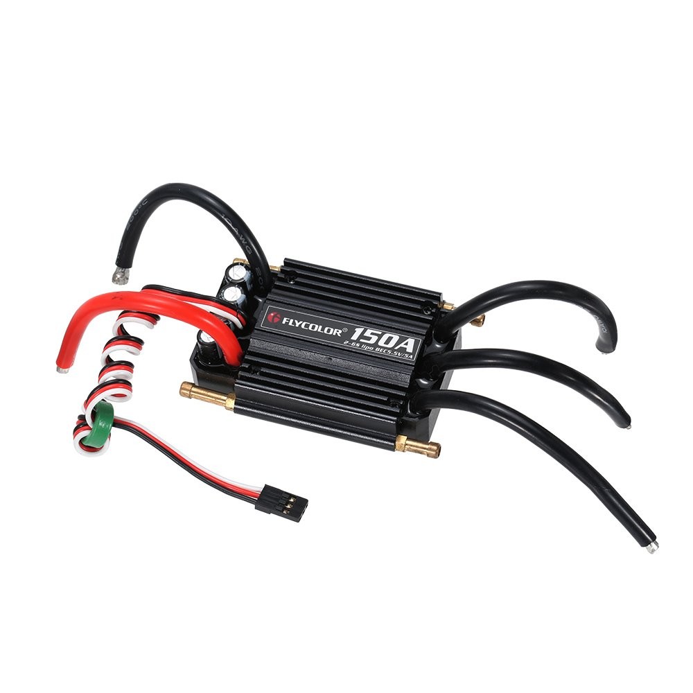 Goolsky Flycolor Waterproof 150A Brushless ESC Electronic Speed Controller wi...