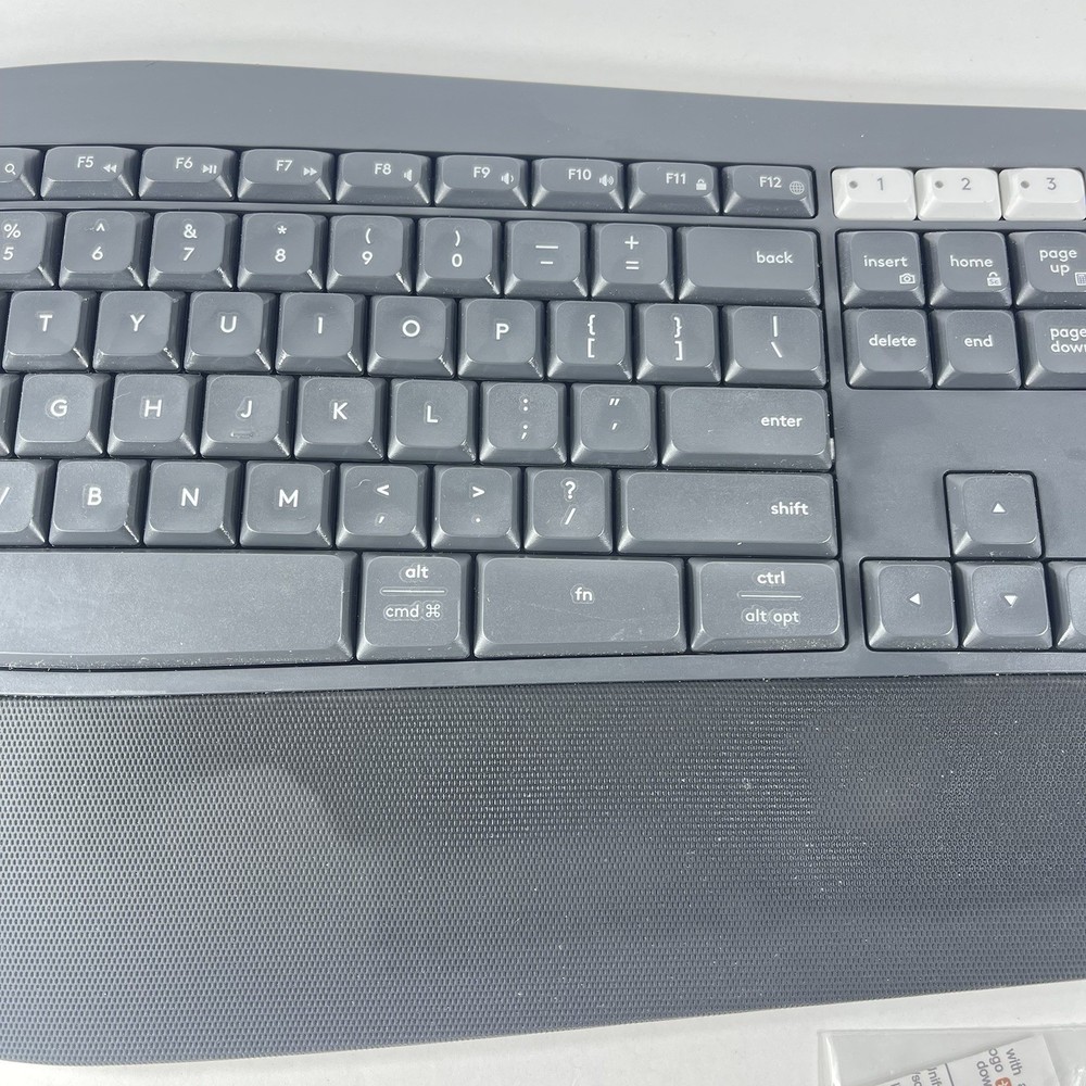 Logitech MK850 Performance Wireless Keyboard Bluetooth w/Unifying Dongle Works!