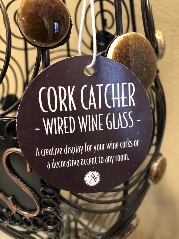 New View Gifts Wired Wine Corks Catcher