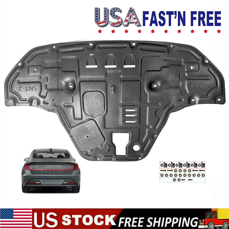 Front Engine Under Cover Splash Shields Fit For 2020-2022 Hyundai Sonata