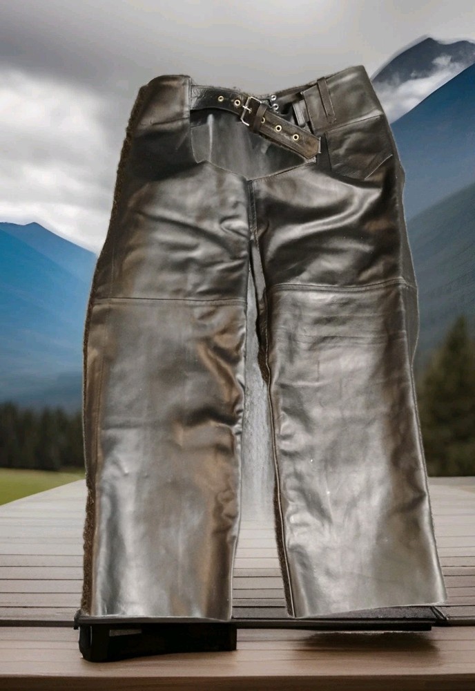 Unik Leather Chaps size Large vintage