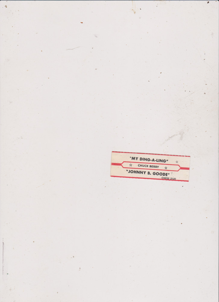 CHUCK BERRY jukebox title strip
