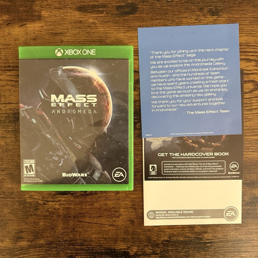 *Case Only* Mass Effect: Andromeda (Microsoft Xbox One, 2017) No Game
