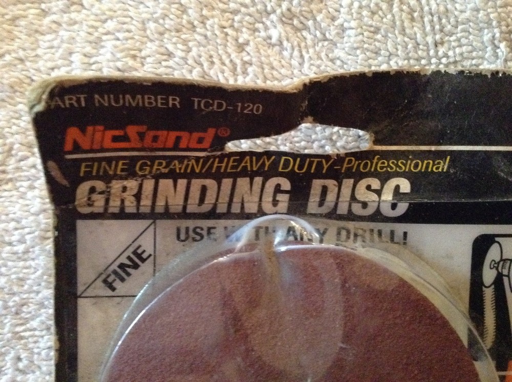 Nicsand grinding disc