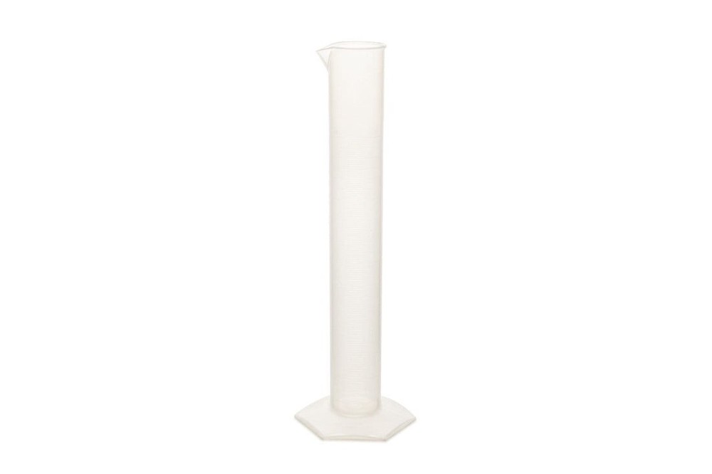 Unbranded 1000mL 1L Single Scale Polypropylene Graduated Cylinder & Hex Base