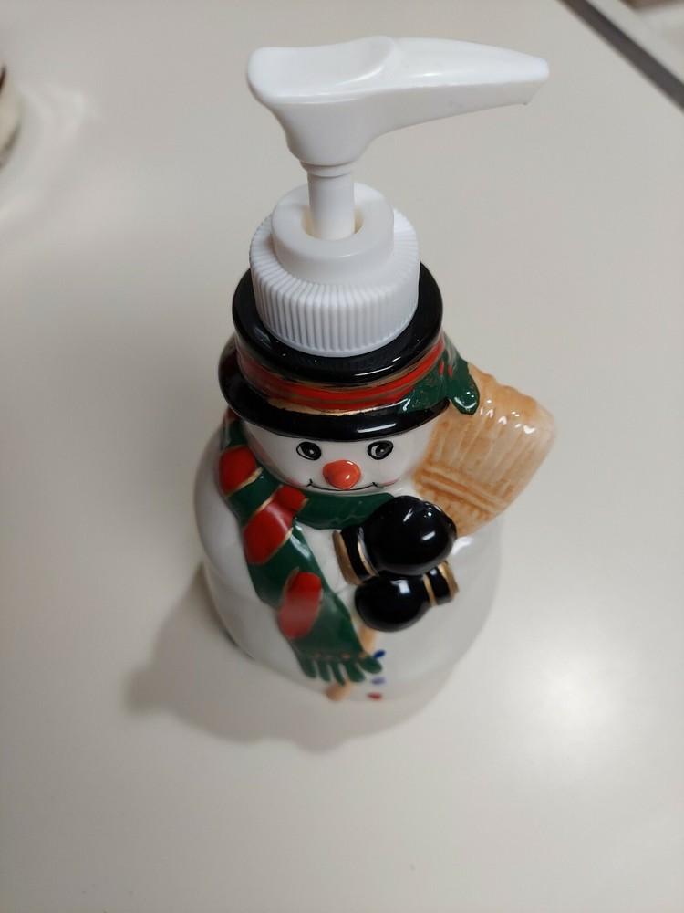SNOWMAN LIQUID SOAP PUMP