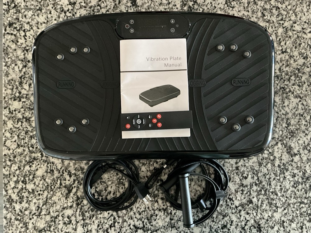 CO-X Vibration Platform Plate with Remote Control - Black