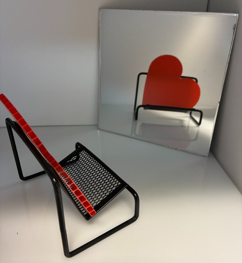 Acrylic Plexiglass Sheet-1/8" thick-Silver Mirror-6.75" x 15"