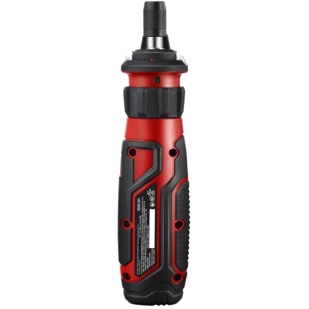 Electric Screwdriver Kit with USB Charging Cable - Red