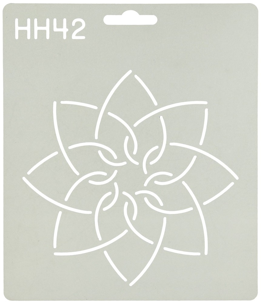 Interlocking Hearts Quilt Stencil, 5