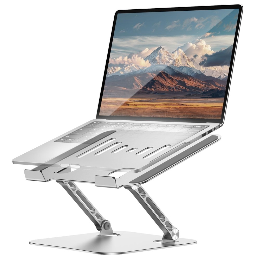 Laptop Stand for Desk Adjustable Computer Stand Foldable Laptop Riser Noteboo...