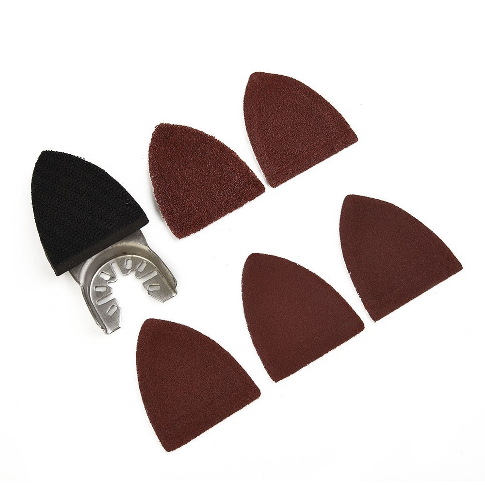 Multi Tool Triangular Sander Pad 25 Sanding Sheets For Oscillating Power Tool