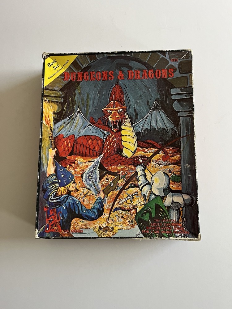 Dungeons and Dragons Basic Set Games Workshop TSR 1978
