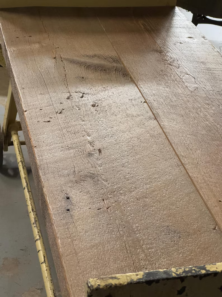 Antique Industrial Clamp Table