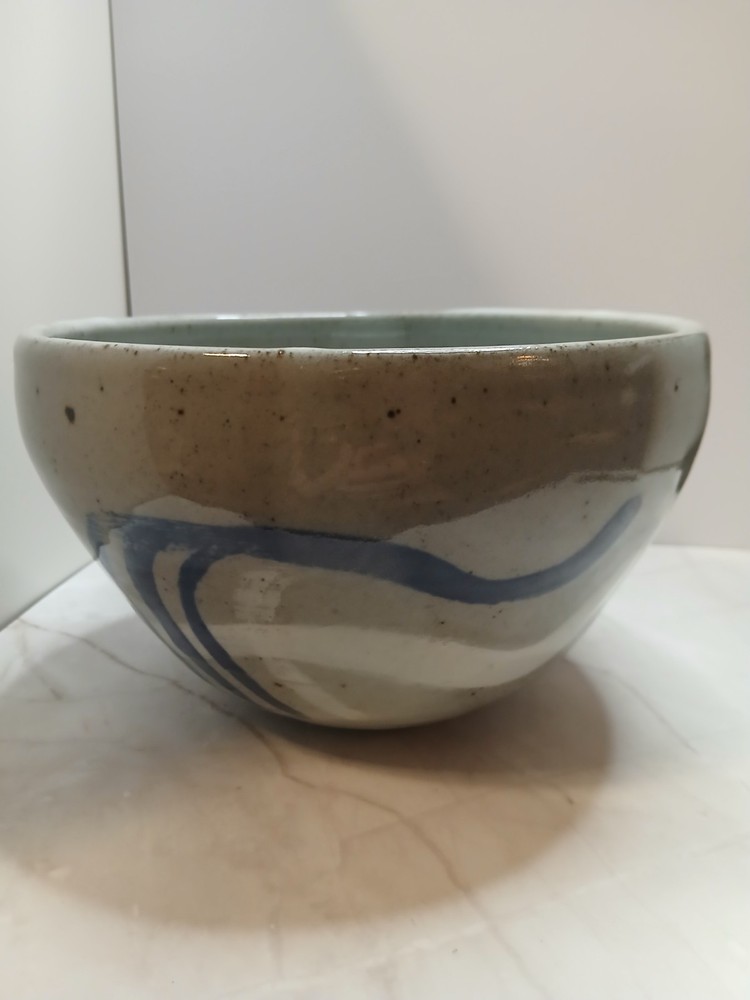 studio pottery bowl signed