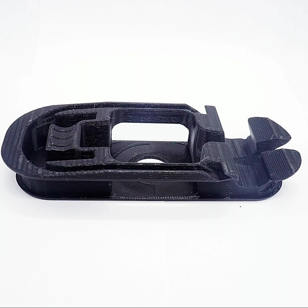 Cable Wrap, Display Stand, and SD Card Holder Case Insert for Steam Deck (BLACK)