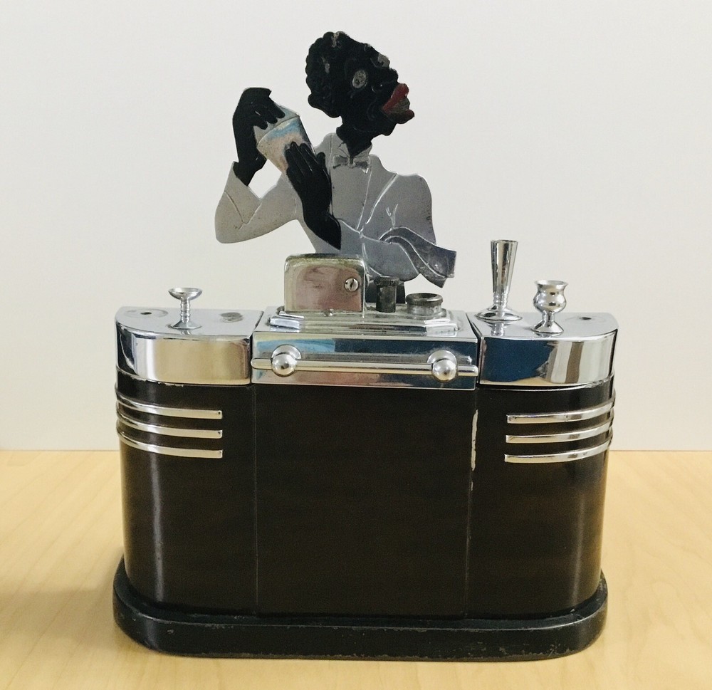 1935 Ronson Touch Tip Art Deco Bartender Lighter