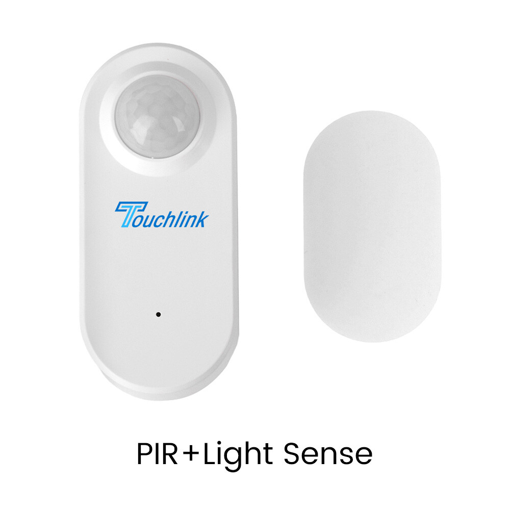 Touchlink Tuya Zigbee Smart PIR+ Light Sensor Human Motion Infrared Sensor