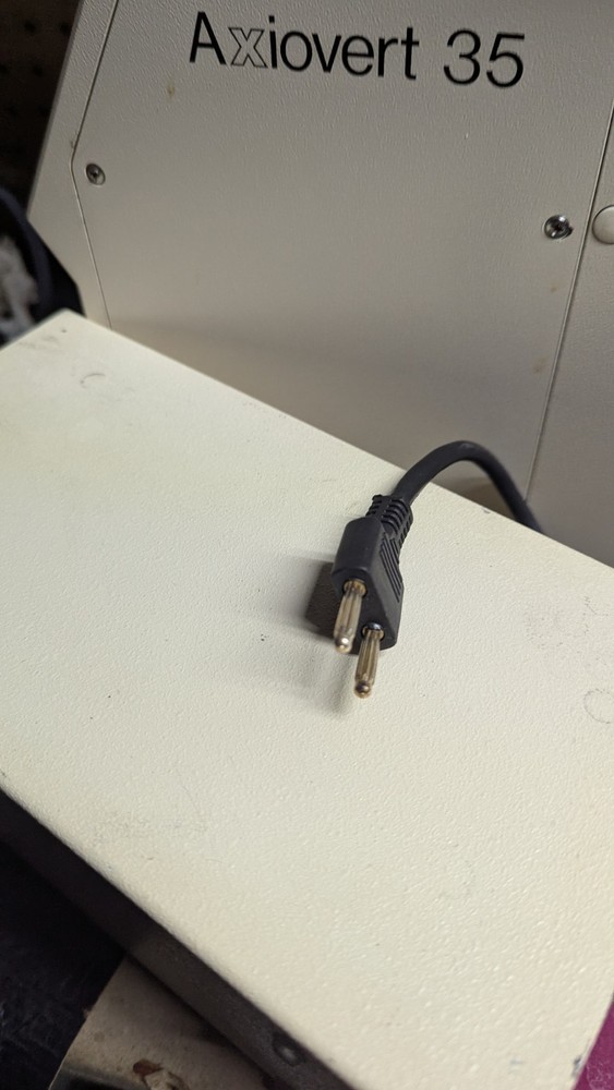 *Untested* Zeiss Axiovert 35 Inverted Fluorescence Microscope With Power Supply