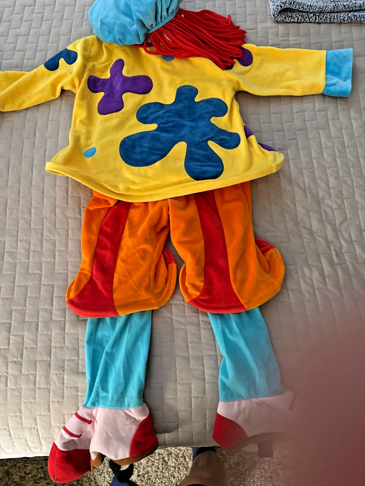 Disney Store Kids XS 4 5 JOJO CIRCUS CLOWN Halloween Costume Complete