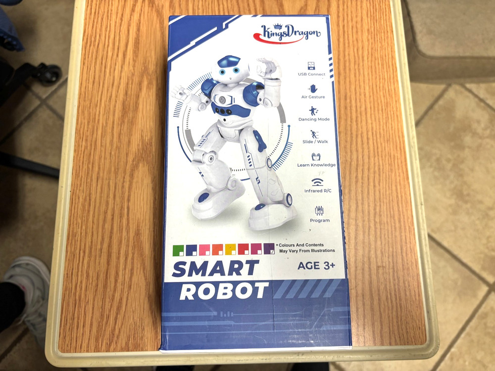 KingsDragon RC Smart Robot Purple Toy Gesture Hand & Sensing Program