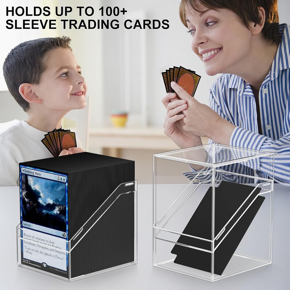 Protective Clear Card Deck Cases, 100+ Sleeved