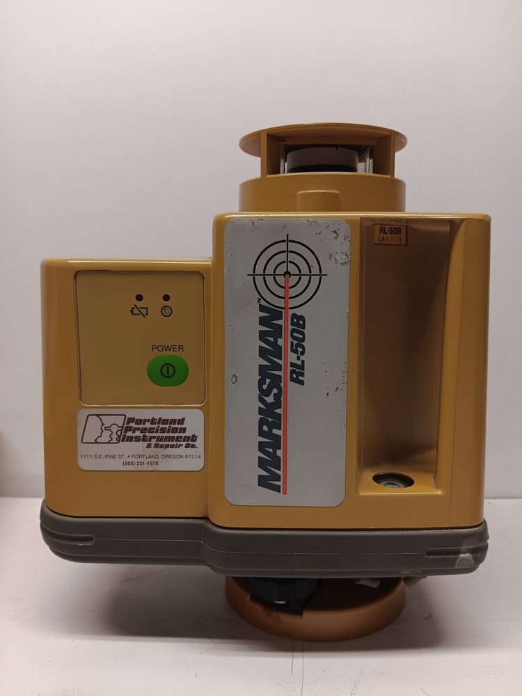 RL-50B Rotating Level Laser With Case and Receiver Powers On