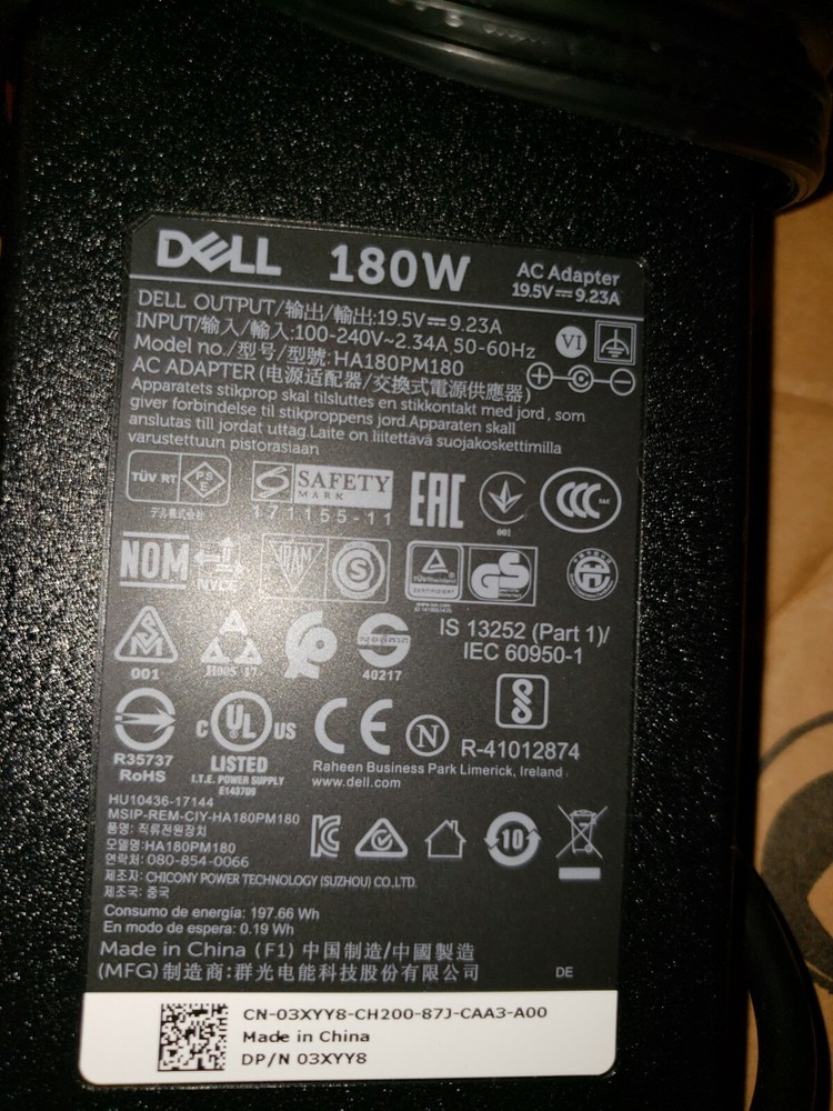 Dell Pro3X Docking Station E Port replicator for E4200 E4300 E5400 E6400 E6410