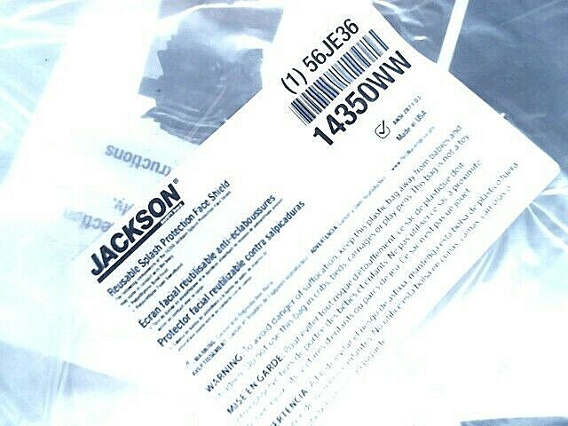 JACKSON SAFETY 14350 Reusable Faceshield/ Splash Shield.