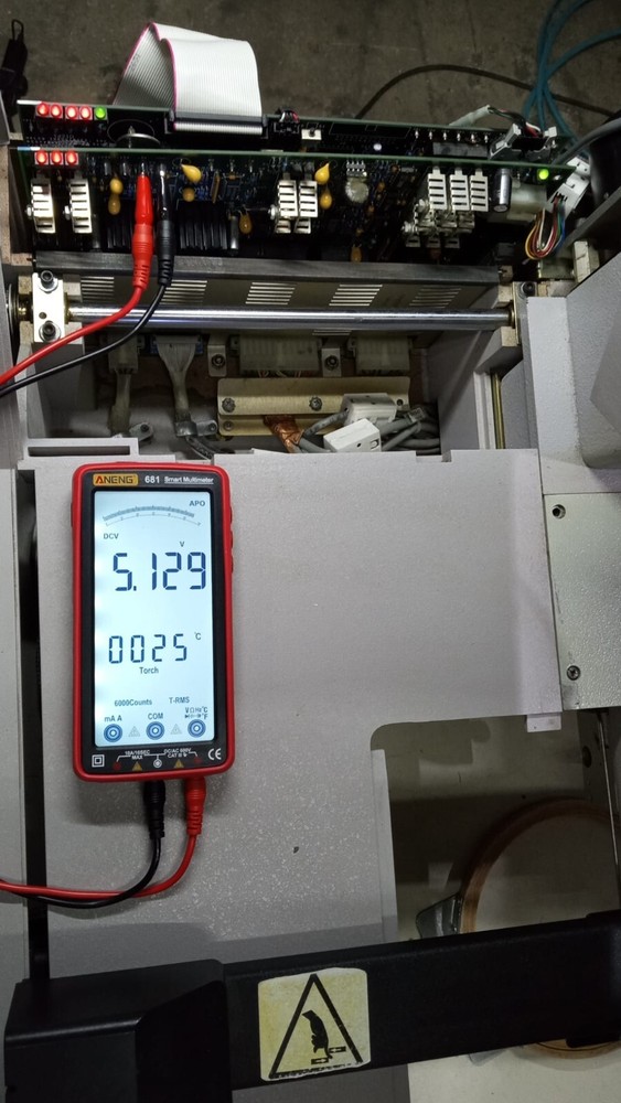 Melco EMC10T embroidery machine CPU & I/O testing Instructional video