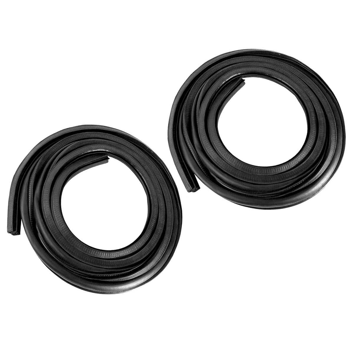 Rubber Door Seals Weatherstrip Pair Set Truck for 73-79 Ford F100 F150 F250 F350