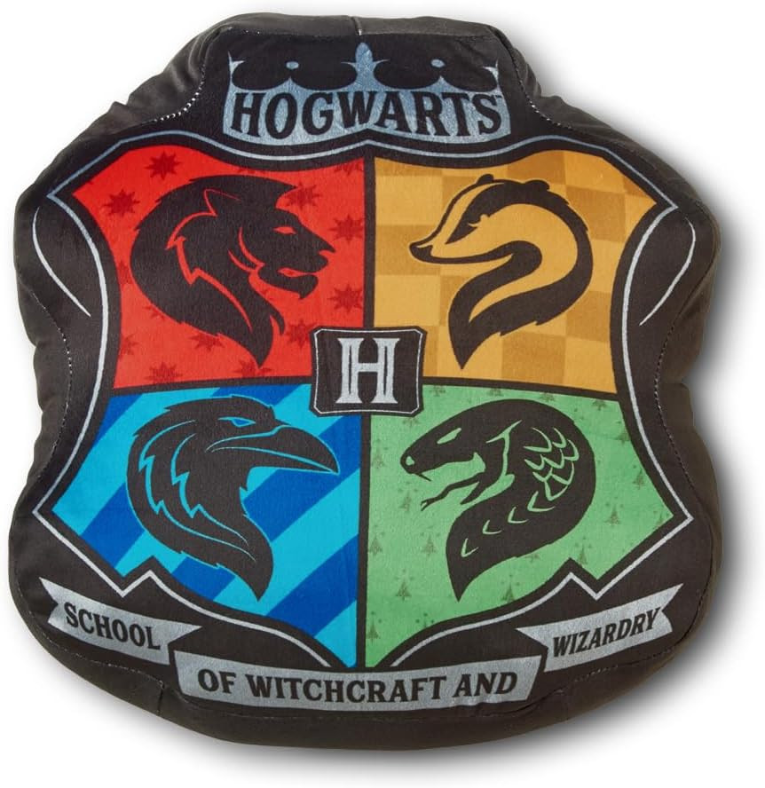 Harry Potter Cloud Pillow, 15", Hogwarts Crest