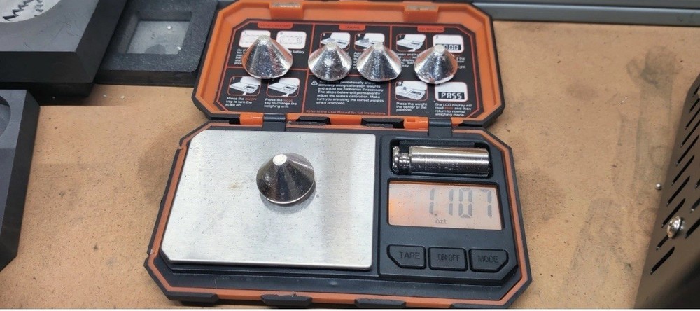 Graphite Ingot Mold For Casting 1 oz Silver Cone