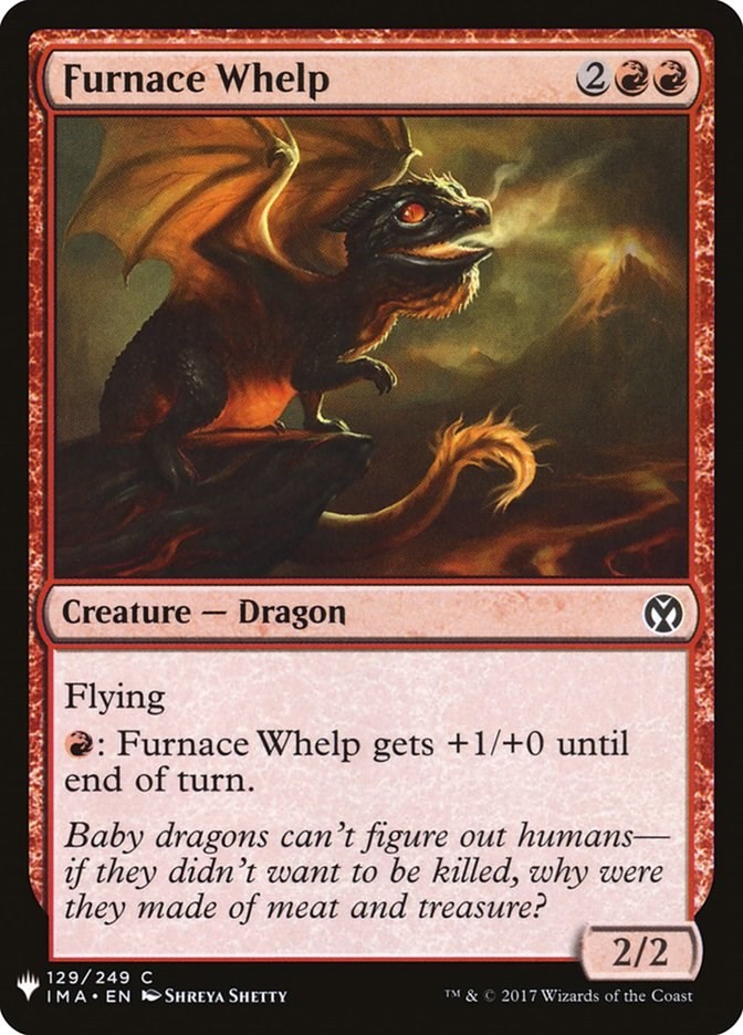 Furnace Whelp The List Reprints 129 MTG LP