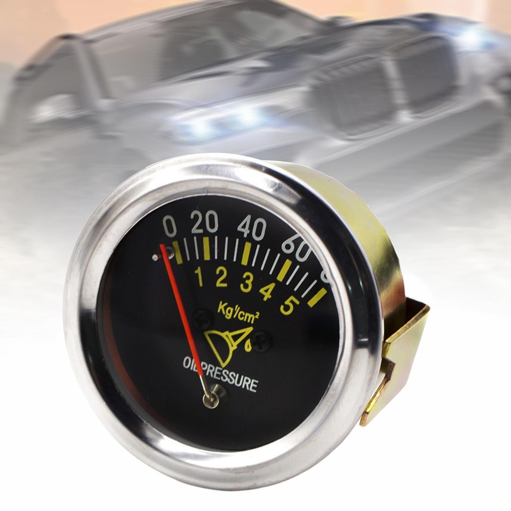 Generic Oil Pressure Gauge 0-80 PSI Engine Testing Tools Replacement Easy to