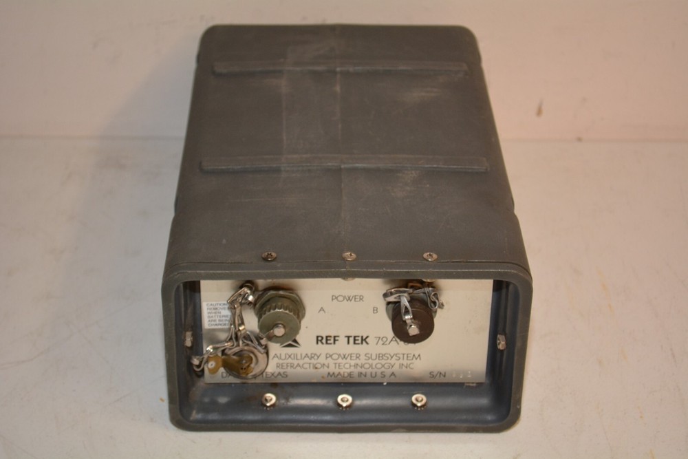 Ref Tek 72A-04 Auxiliary Power Subsystem Refraction Technology Inc. #W4369