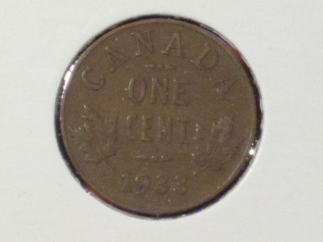 1933 Small Cent - Canada - KM# 28 - Very nice