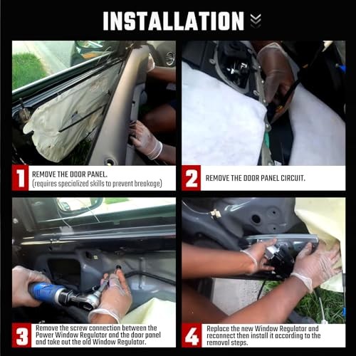 Driver Side Power Window Regulator with Motor Compatible Front Left 741-644