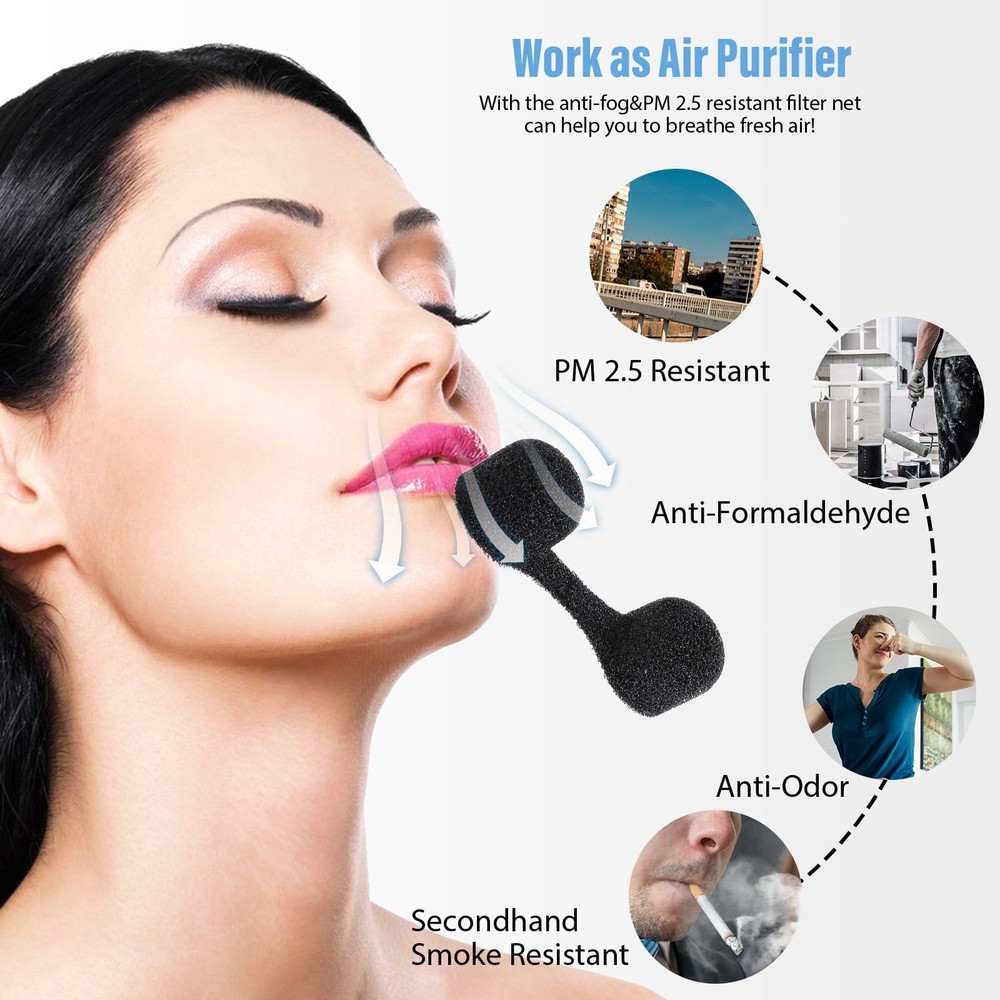 Nose Plug Filter Disposable Dust Filters Bulk Sponge 100 Pcs