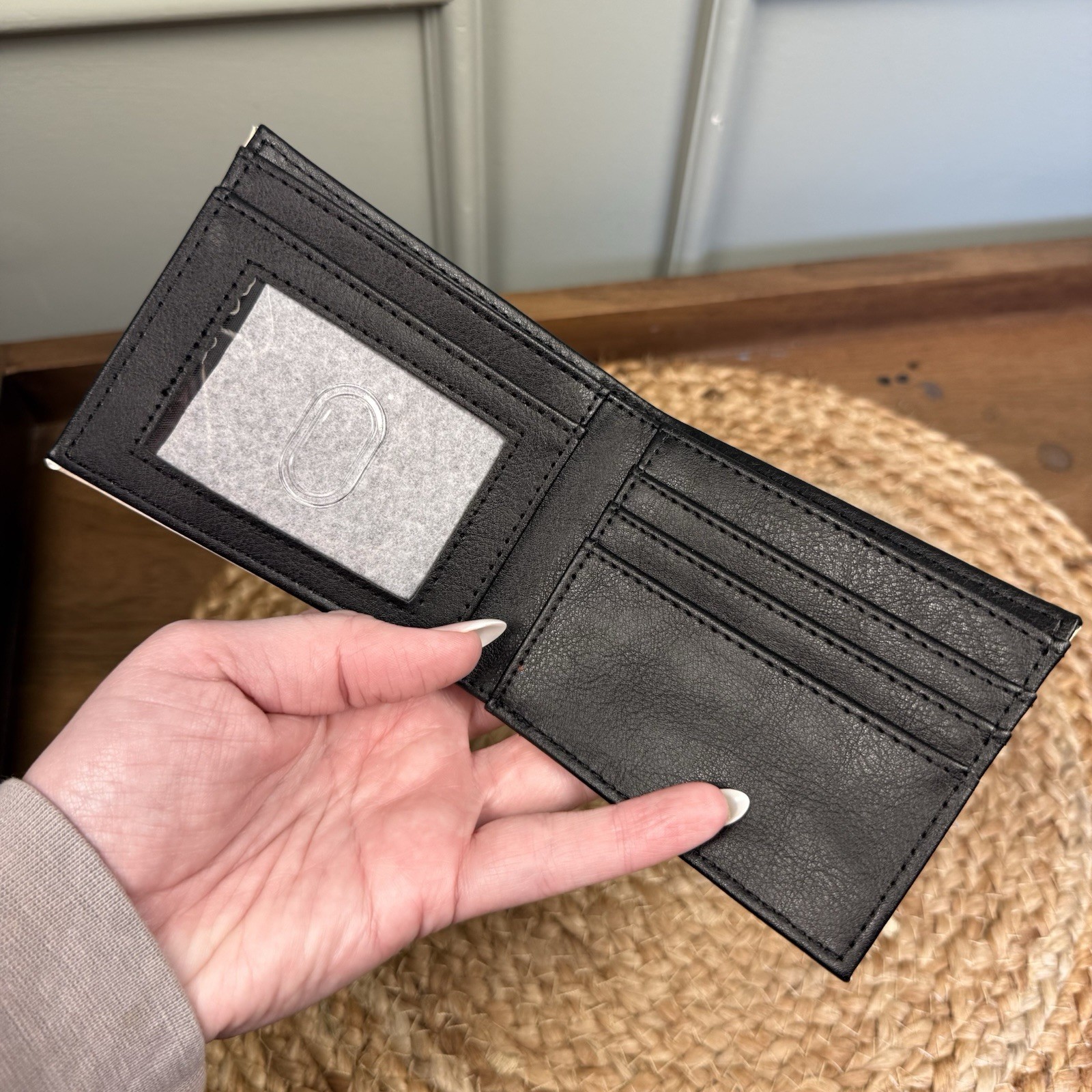 Disney Pixar Toy Story Pizza Planet Bi-fold Wallet Distressed w Black Interior