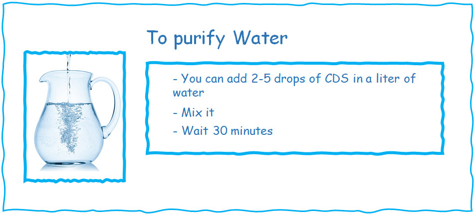 CDS Water Purification Solution 250ml 8oz (Ready to use)