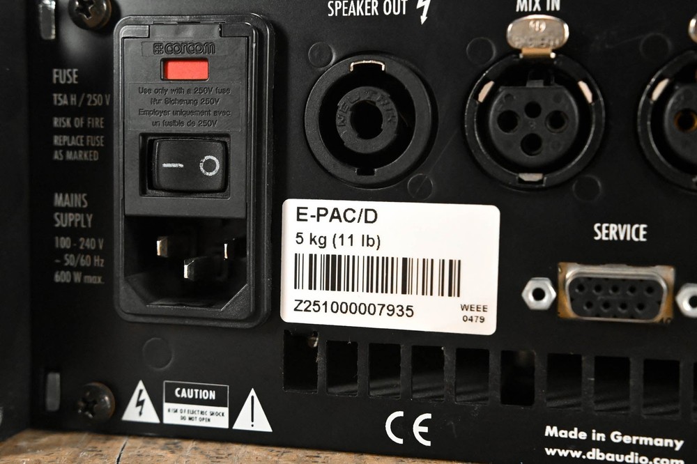 d&b audiotechnik E-PAC Single-Channel Power Amplifier Controller CG01V8Q