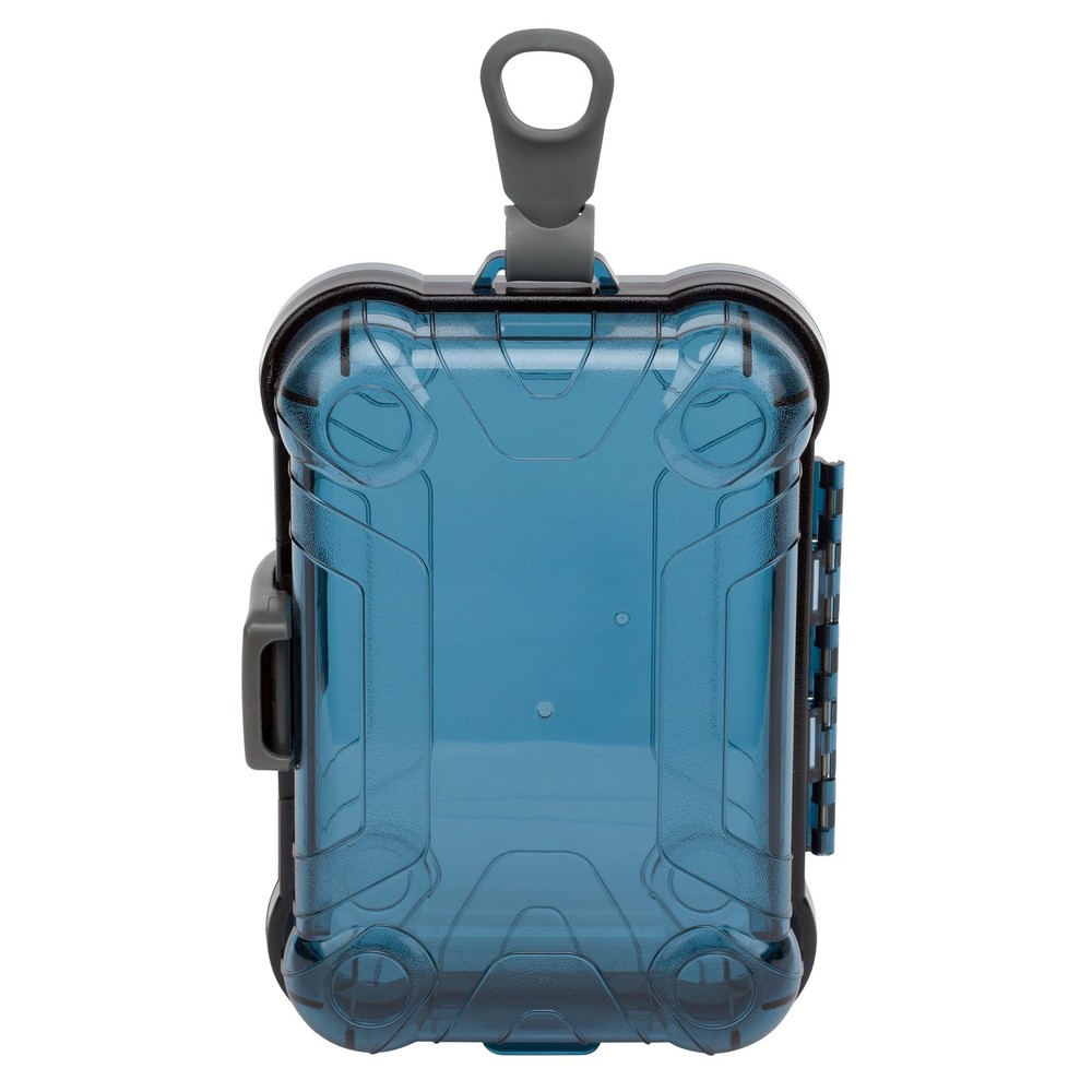 Small Watertight Dry Box Blue Polycarbonate Solid Print