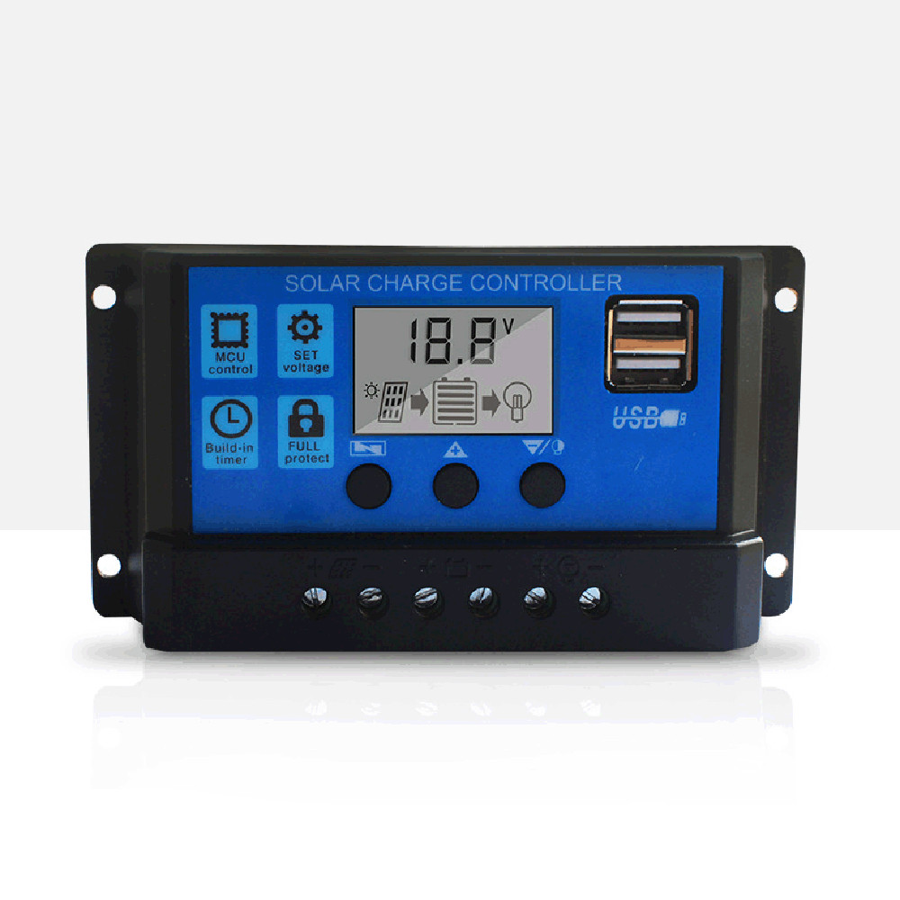 60A MPPT Solar Panel Regulator Charge Controller 12V/24V Auto Focus Tracking