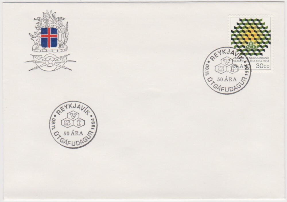 Iceland FDC 1984, Trade union