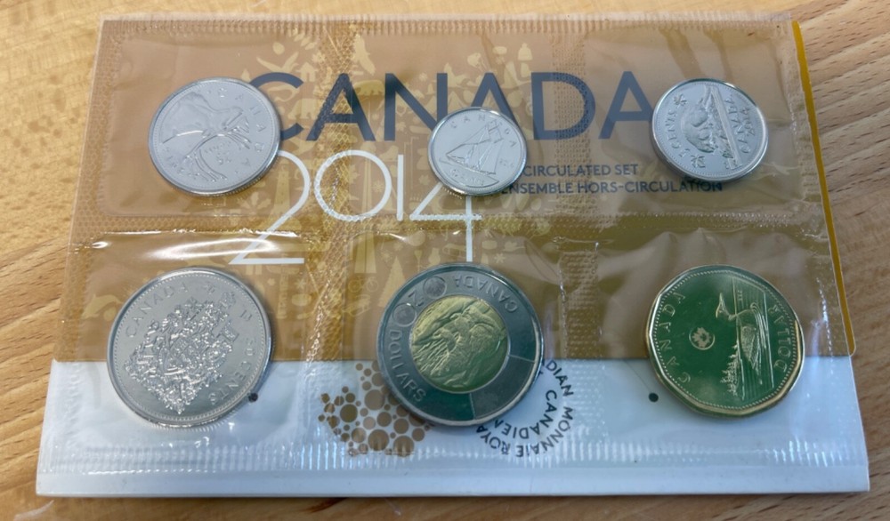 2014 Canada Proof Like Uncirculated Set in envelop with COA