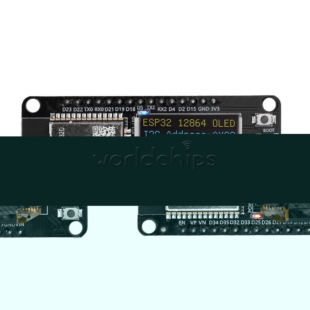 0.96" ESP32 ESP-WROOM-32D WIFI Bluetooth Development Board OLED CH340C Module