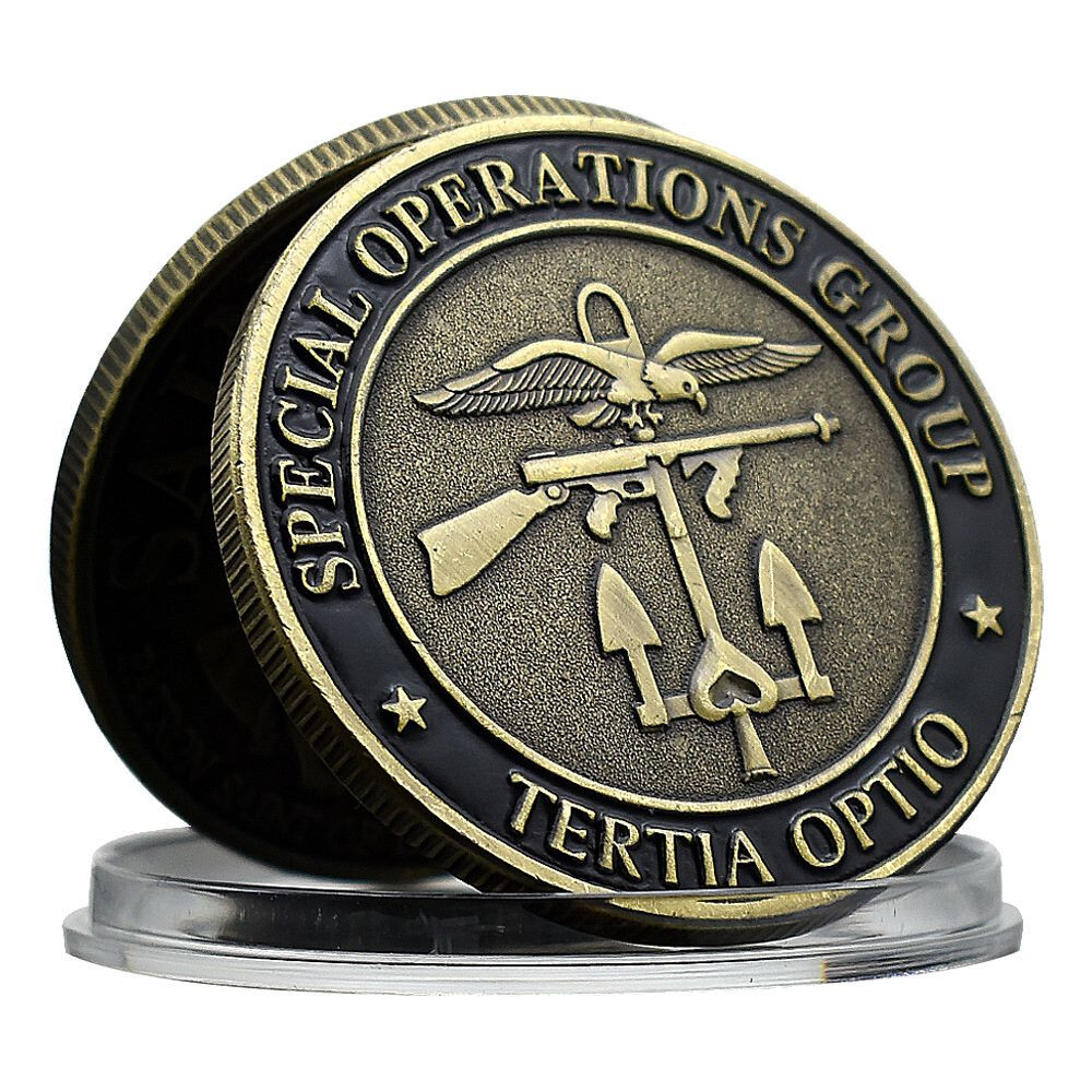 US Special operations group tertia optio Commemorative Challenge Coin