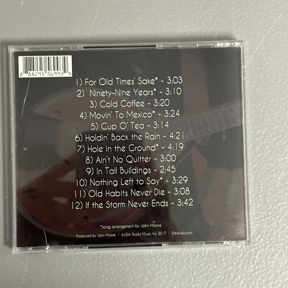 Erik Stucky Stray Clouds Cd Autographed Signed 2017